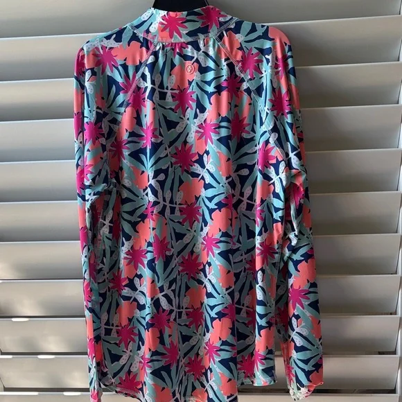 Jofit UV Long Sleeve Mock 1/4 Zip Golf Shirt; Sz: L; EUC - Picture 4 of 10